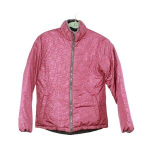 Black Diamond Double Diamond Pink Reversible Down Puffer Jacket Size S Gorpcore
